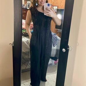 NWT Amazon black jumpsuit